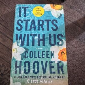 'It Starts With Us' Paperback Book - Blue